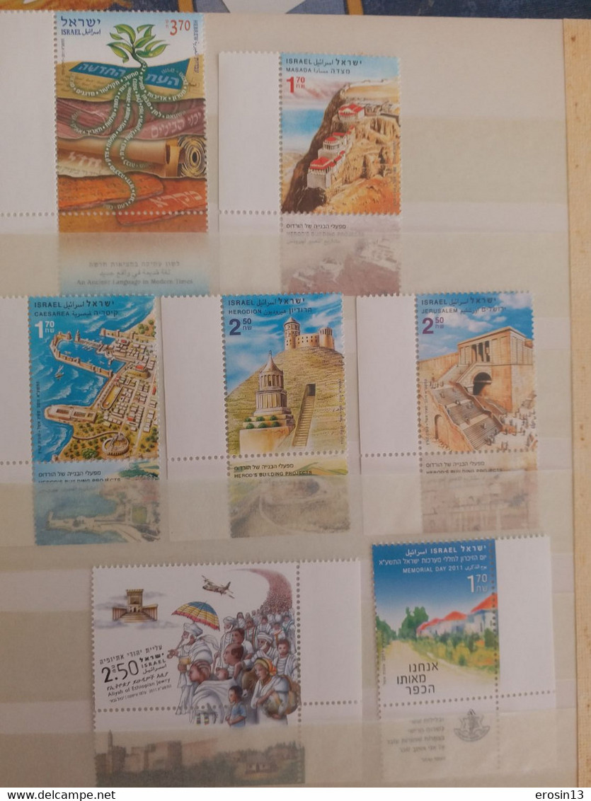 Collection de 1000 TIMBRES d'ISRAEL et Blocs - NEUFS**