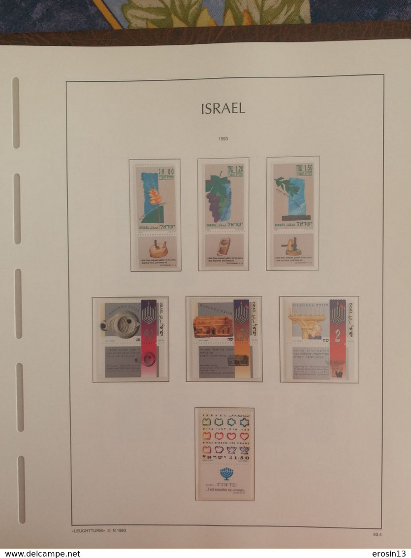 Collection de 1000 TIMBRES d'ISRAEL et Blocs - NEUFS**