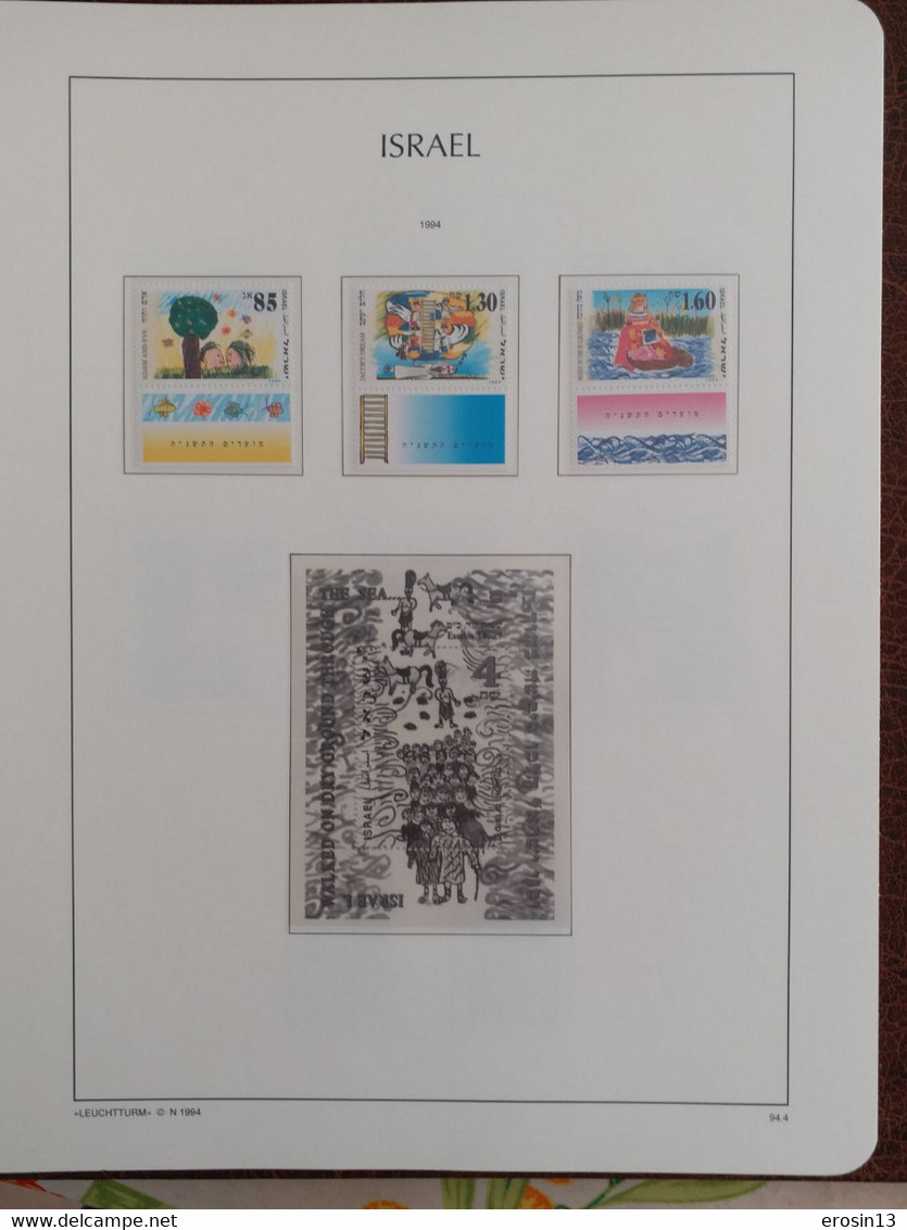 Collection de 1000 TIMBRES d'ISRAEL et Blocs - NEUFS**