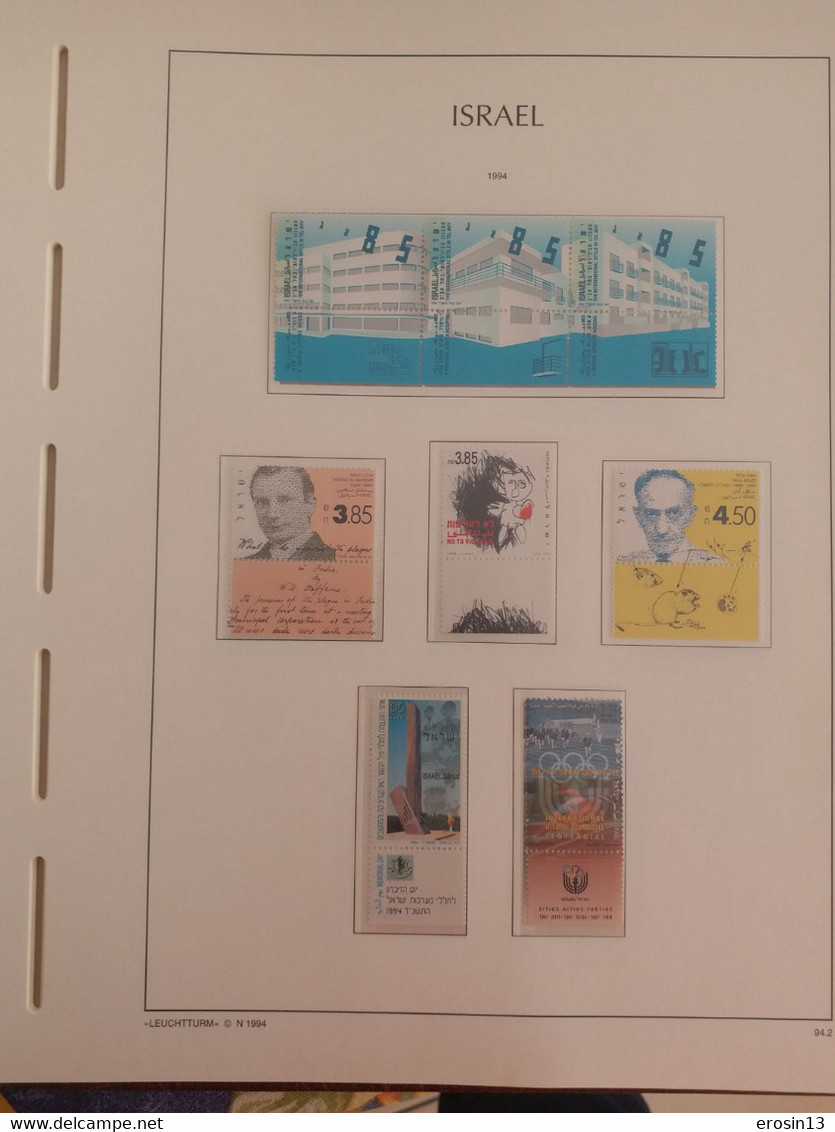 Collection de 1000 TIMBRES d'ISRAEL et Blocs - NEUFS**