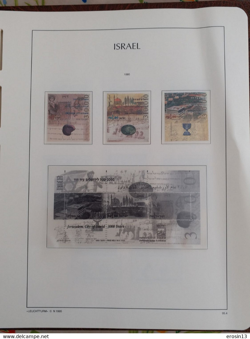 Collection de 1000 TIMBRES d'ISRAEL et Blocs - NEUFS**