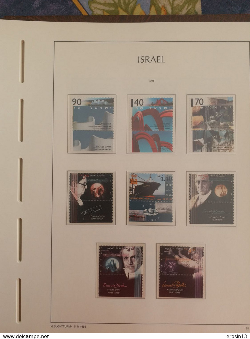 Collection de 1000 TIMBRES d'ISRAEL et Blocs - NEUFS**