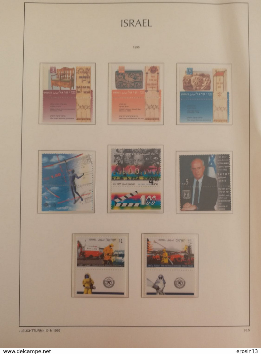 Collection de 1000 TIMBRES d'ISRAEL et Blocs - NEUFS**