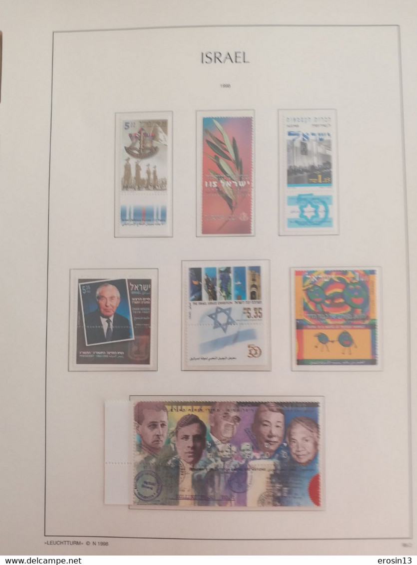 Collection de 1000 TIMBRES d'ISRAEL et Blocs - NEUFS**