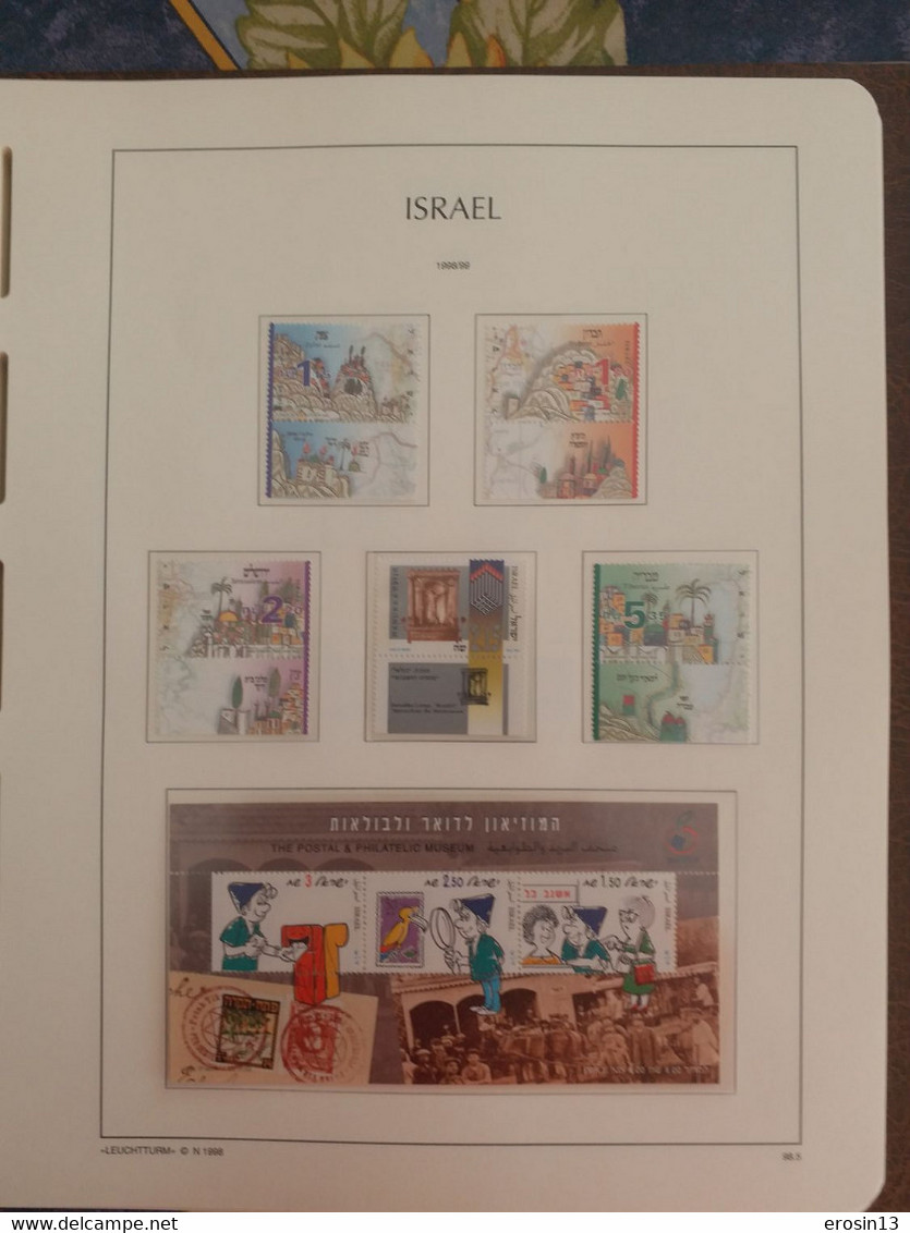 Collection de 1000 TIMBRES d'ISRAEL et Blocs - NEUFS**