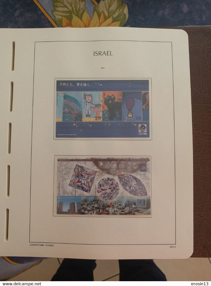 Collection de 1000 TIMBRES d'ISRAEL et Blocs - NEUFS**