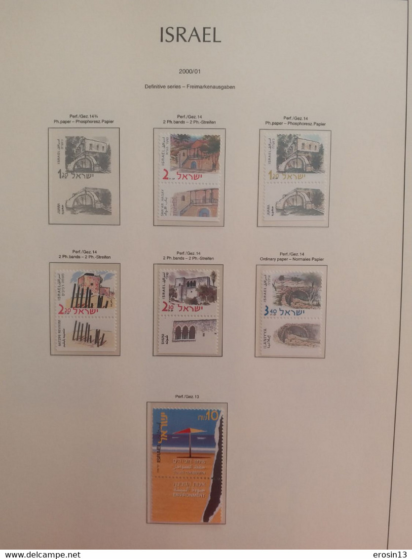 Collection de 1000 TIMBRES d'ISRAEL et Blocs - NEUFS**