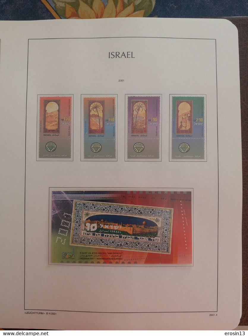 Collection de 1000 TIMBRES d'ISRAEL et Blocs - NEUFS**