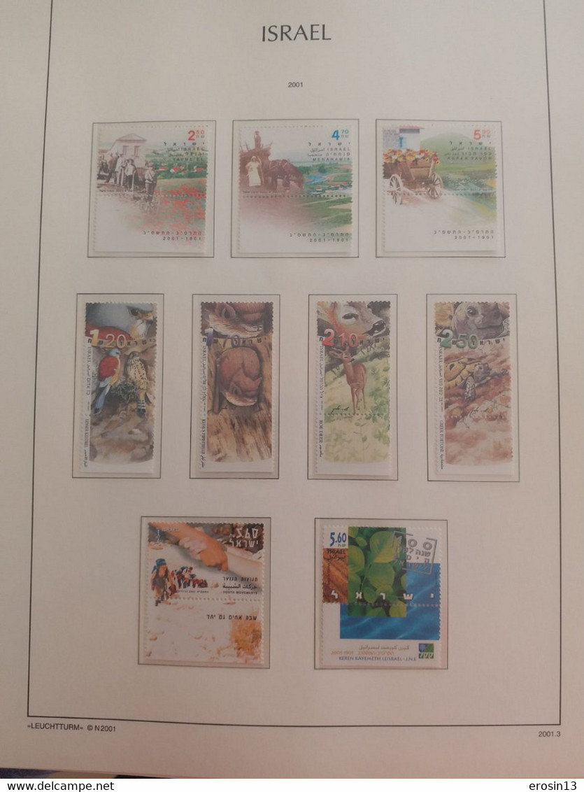 Collection de 1000 TIMBRES d'ISRAEL et Blocs - NEUFS**