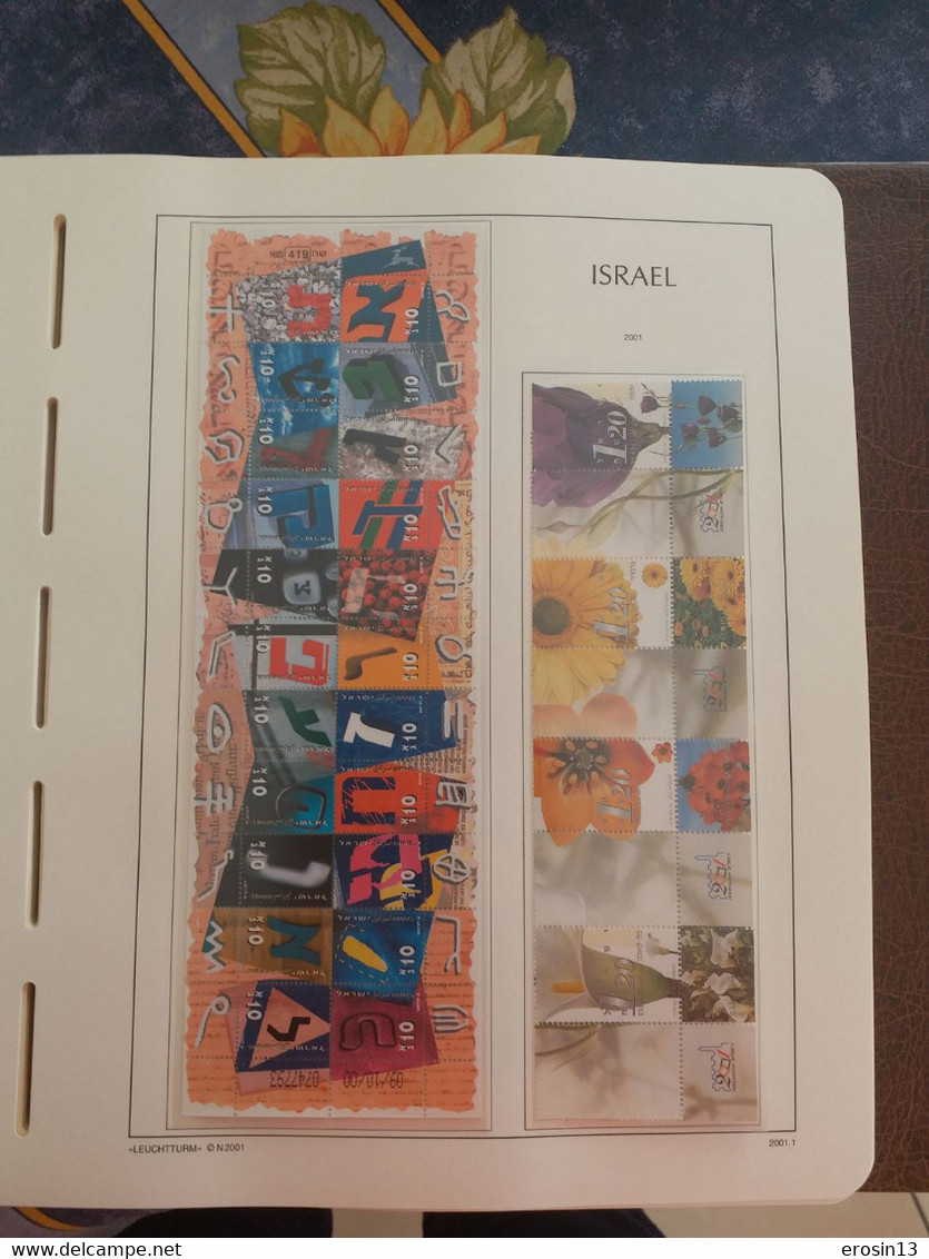 Collection de 1000 TIMBRES d'ISRAEL et Blocs - NEUFS**