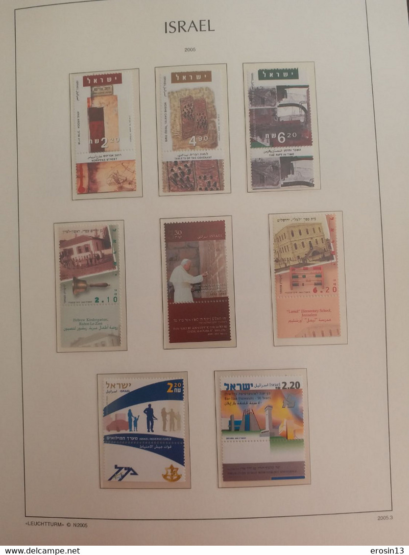 Collection de 1000 TIMBRES d'ISRAEL et Blocs - NEUFS**