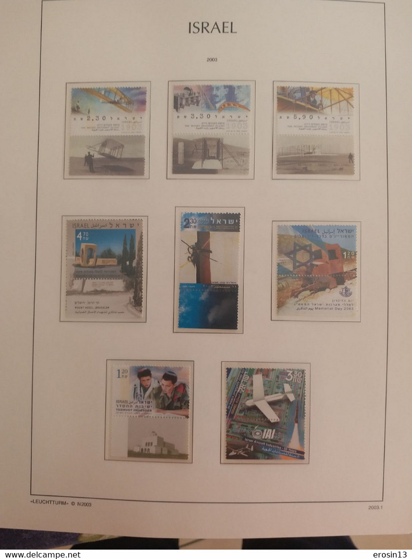 Collection de 1000 TIMBRES d'ISRAEL et Blocs - NEUFS**