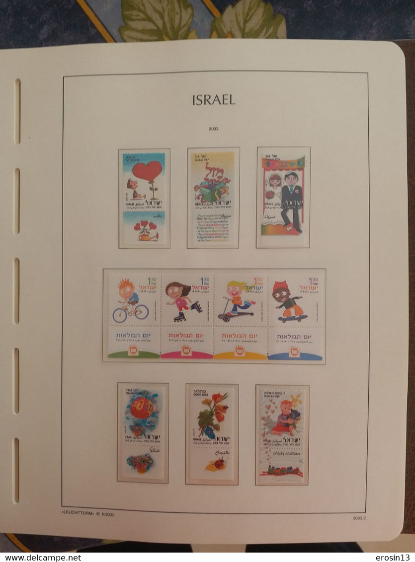 Collection de 1000 TIMBRES d'ISRAEL et Blocs - NEUFS**