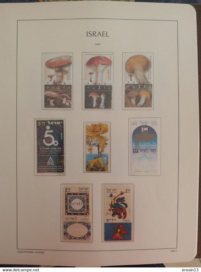 Collection de 1000 TIMBRES d'ISRAEL et Blocs - NEUFS**