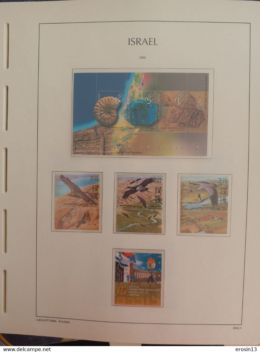 Collection de 1000 TIMBRES d'ISRAEL et Blocs - NEUFS**