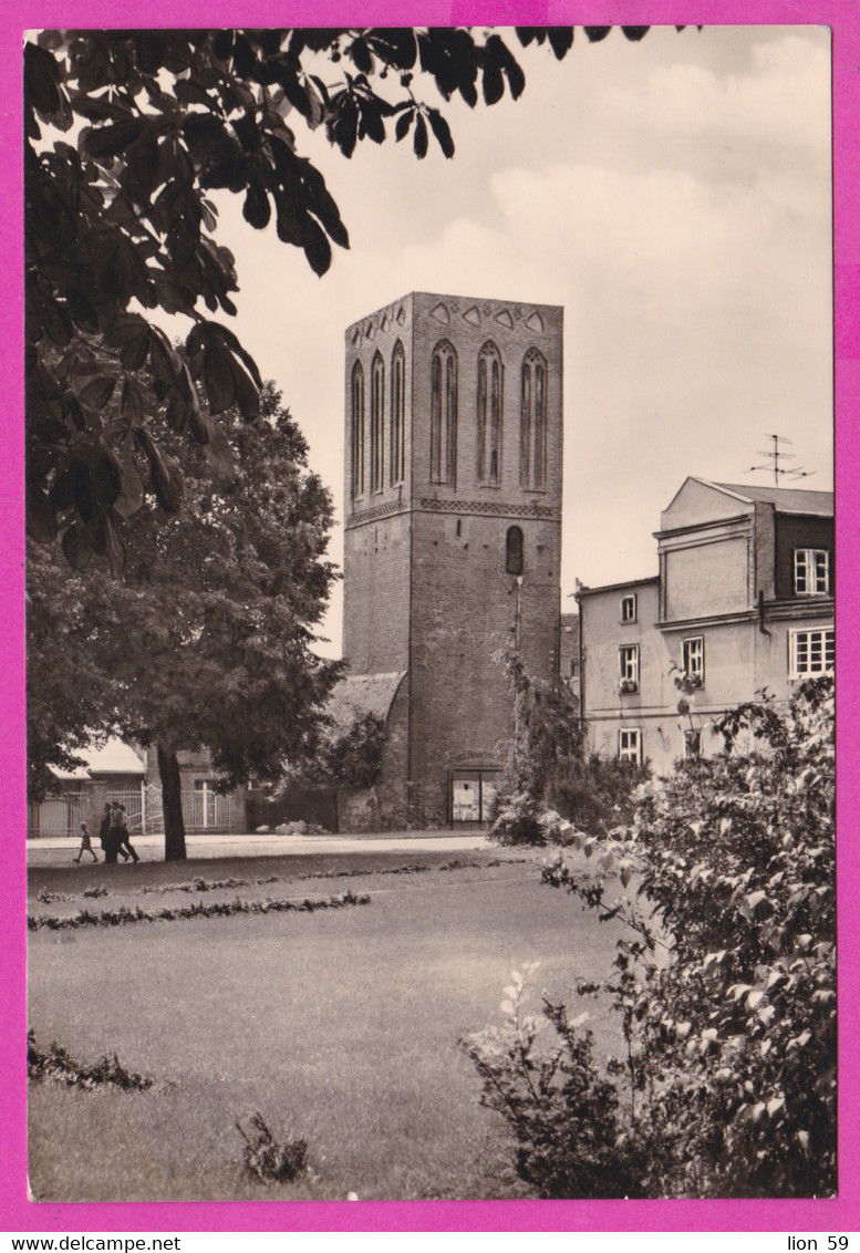 283407 / Germany - Prenzlau - Schwedter Tor Building People 1966 PC Deutschland Allemagne Germania - Prenzlau