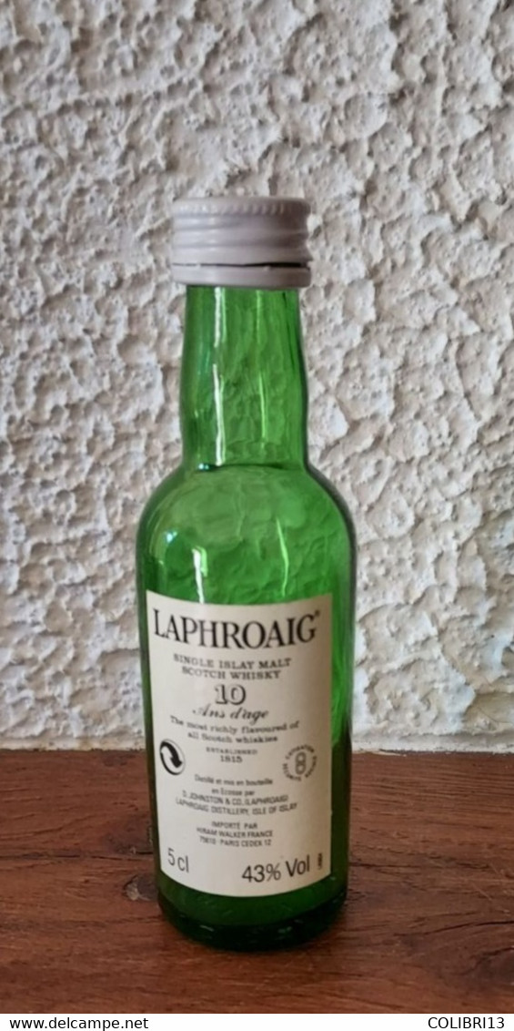 MIGNONNETTE  WHISKY LAPHROAIG Vide - Miniatures