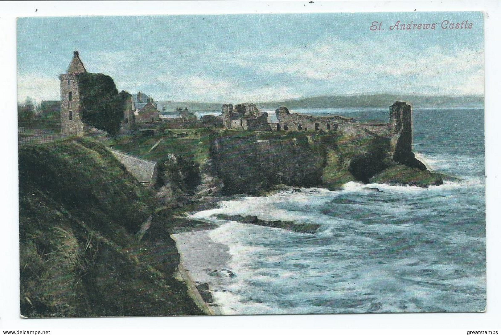 Scotland Fife St.andrews Castle  Postcard Valentine's Unused - Fife