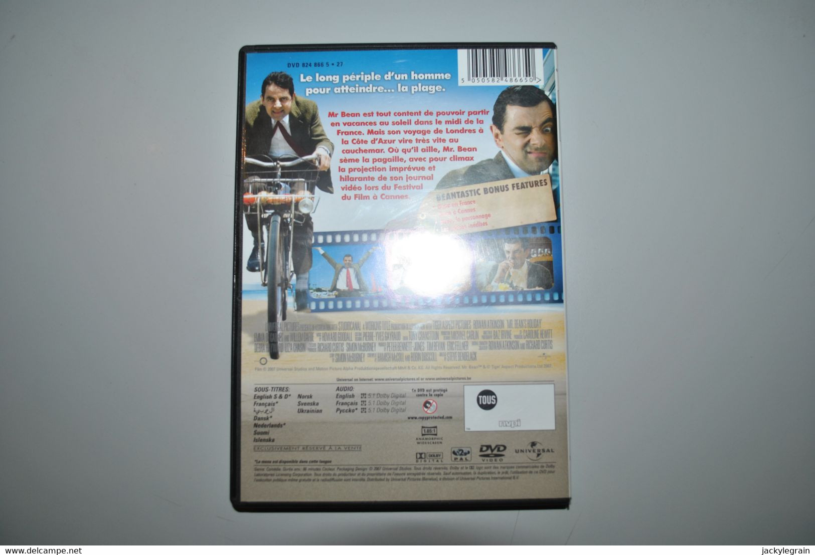 DVD Vacances Mr. Bean Langues Anglais/français Bon état Vente En Belgique Uniquement Envoi Bpost 3 € - Komedie