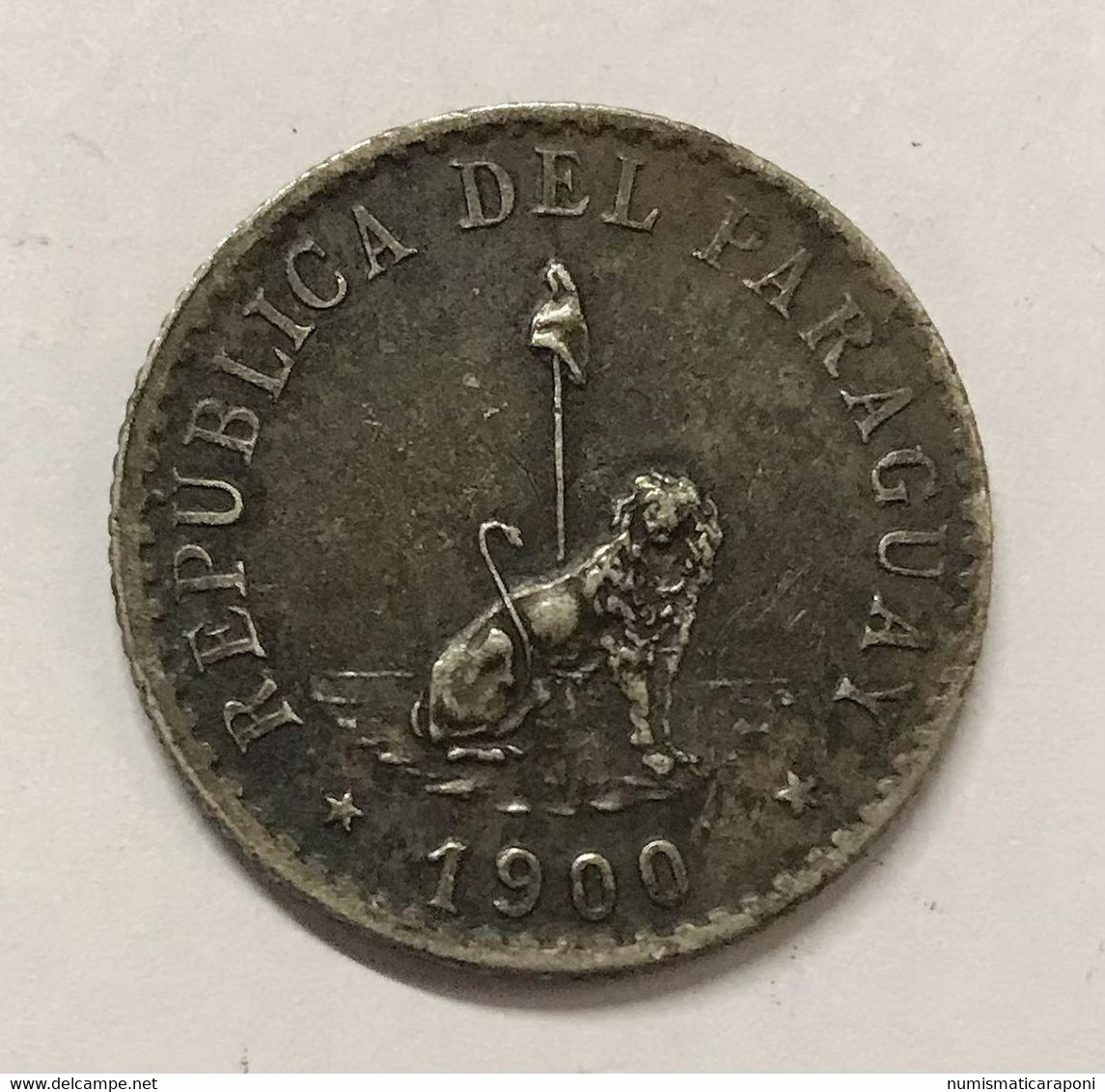 Paraguay 20 Centavos 1900 E.797 - Dominicana