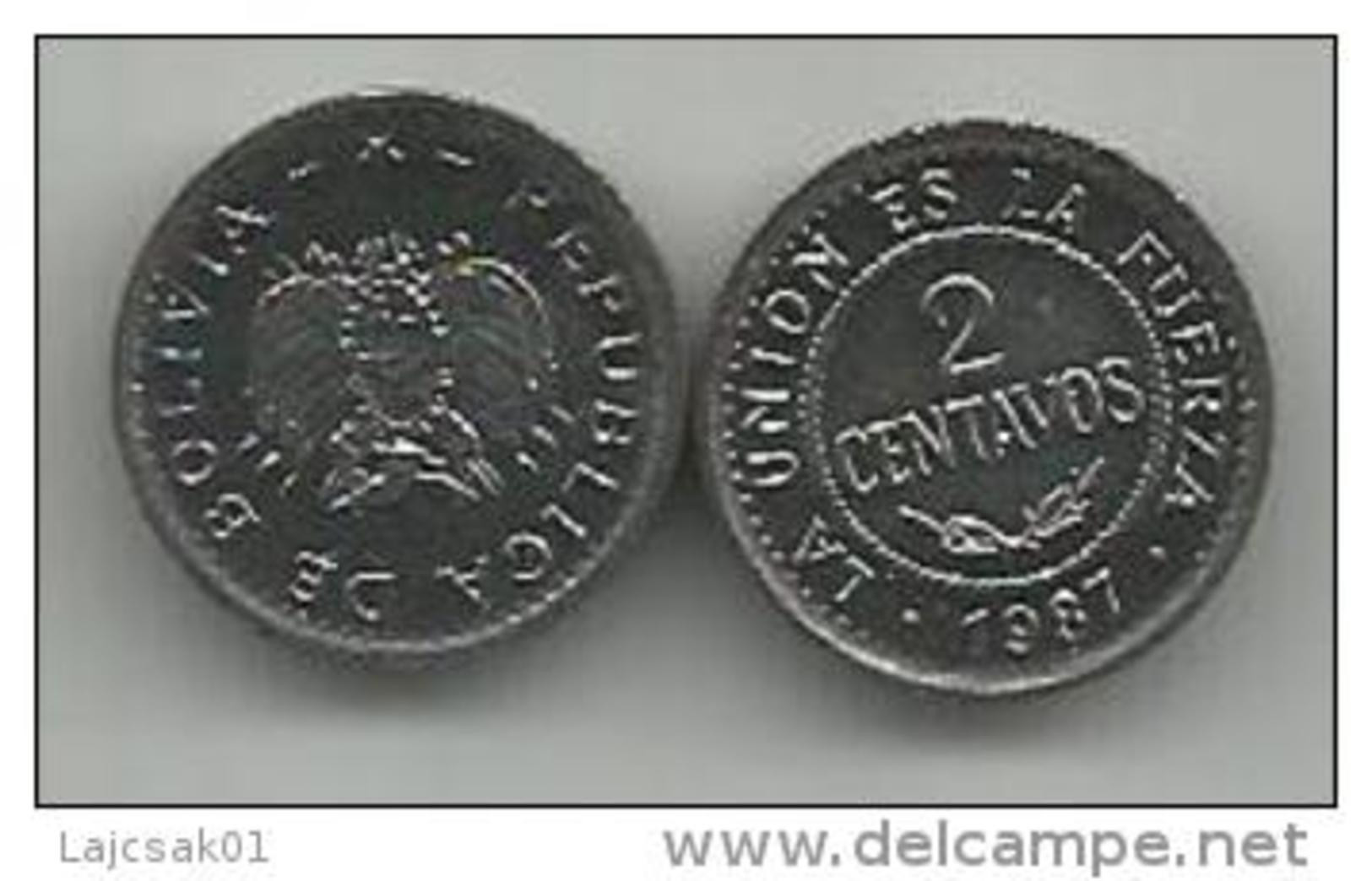 Bolivia 2 Centavos 1987. UNC KM#200 - Bolivie