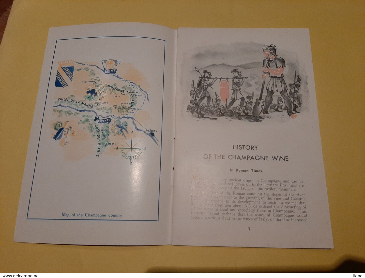 Plaquette The Champagne Wine Illustré Par André Giroux Histoire Vignoble Vinification Oenologie - Autres & Non Classés