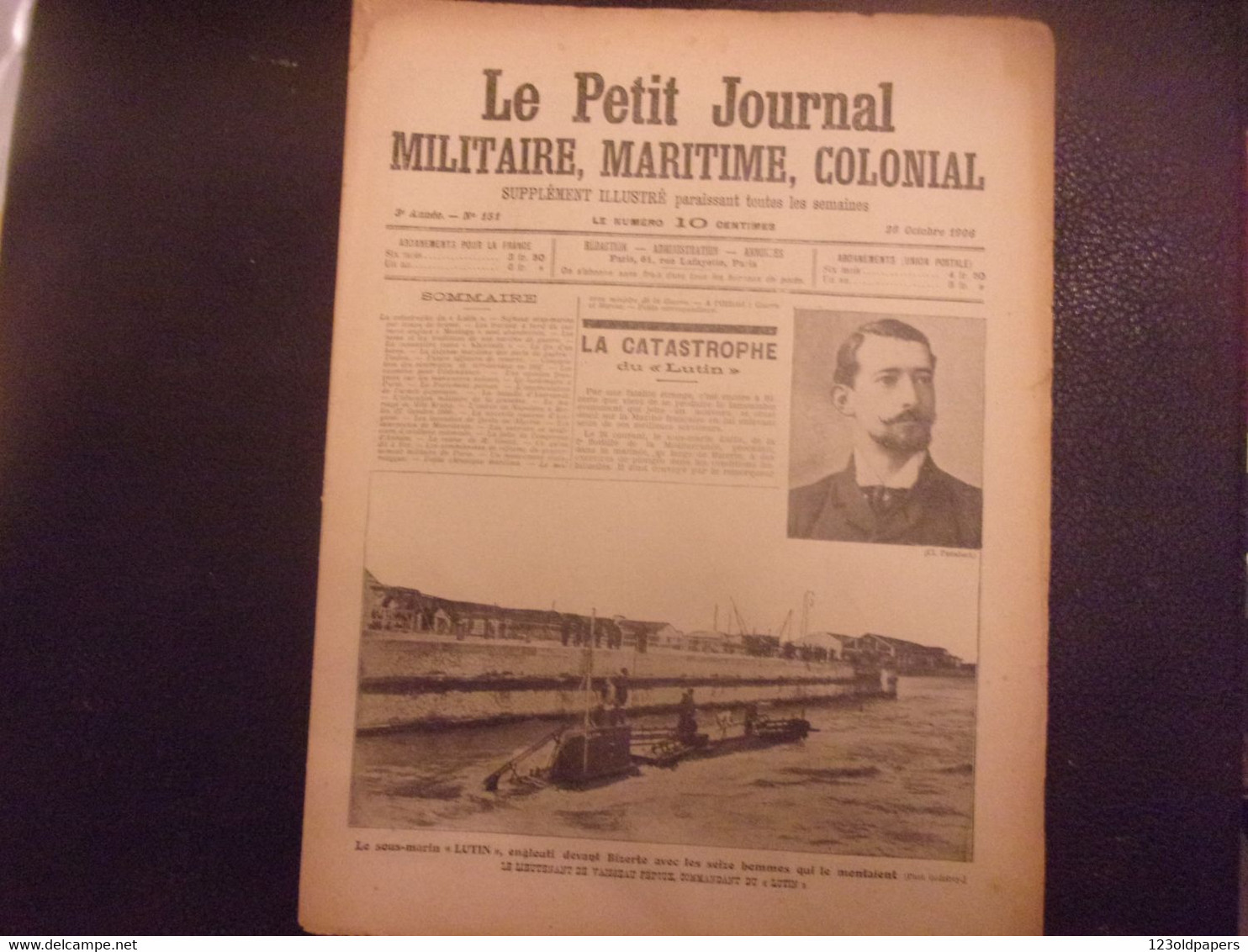 ♥️♥️ N°151 1906♥️ LE PETIT JOURNAL MILITAIRE MARITIME COLONIAL LUTIN SOUS MARIN ANNAM AVIGNON 58 EME... VOIR SOMMAIRE - Other & Unclassified