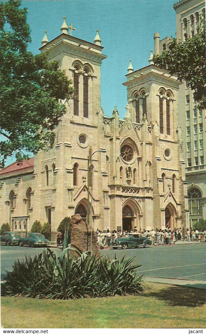 San Antonio - Texas - San Fernando Cathedral - Original Parish Church Of San Antonio - San Antonio