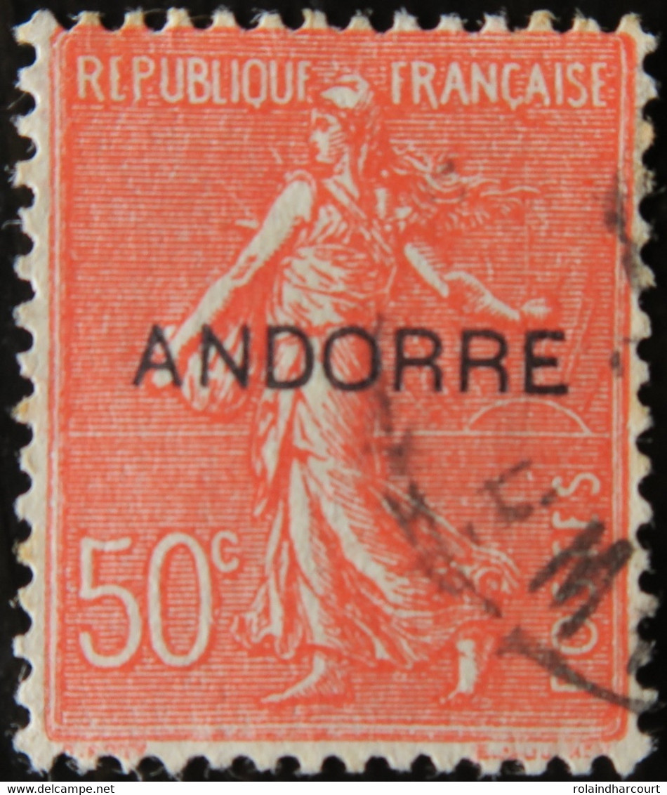 LP3844/475 - 1931 - ANDORRE FR. - TYPE SEMEUSE - N°15 ☉ - Usati