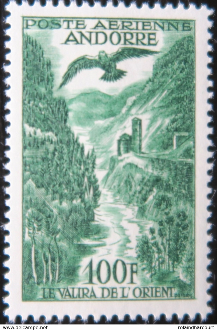 LP3844/476 - 1955/1957 - ANDORRE FR. - POSTE AERIENNE - N°2 NEUF** LUXE - Airmail