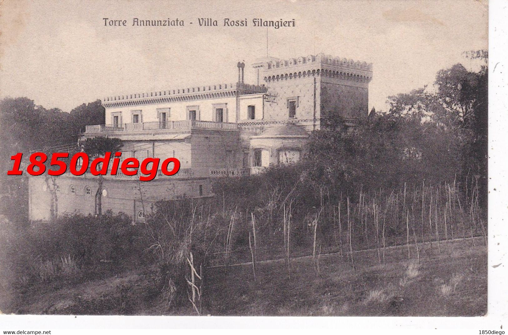 TORRE ANNUNZIATA - VILLA ROSSI FILANGIERI  F/PICCOLO VIAGGIATA - Torre Annunziata