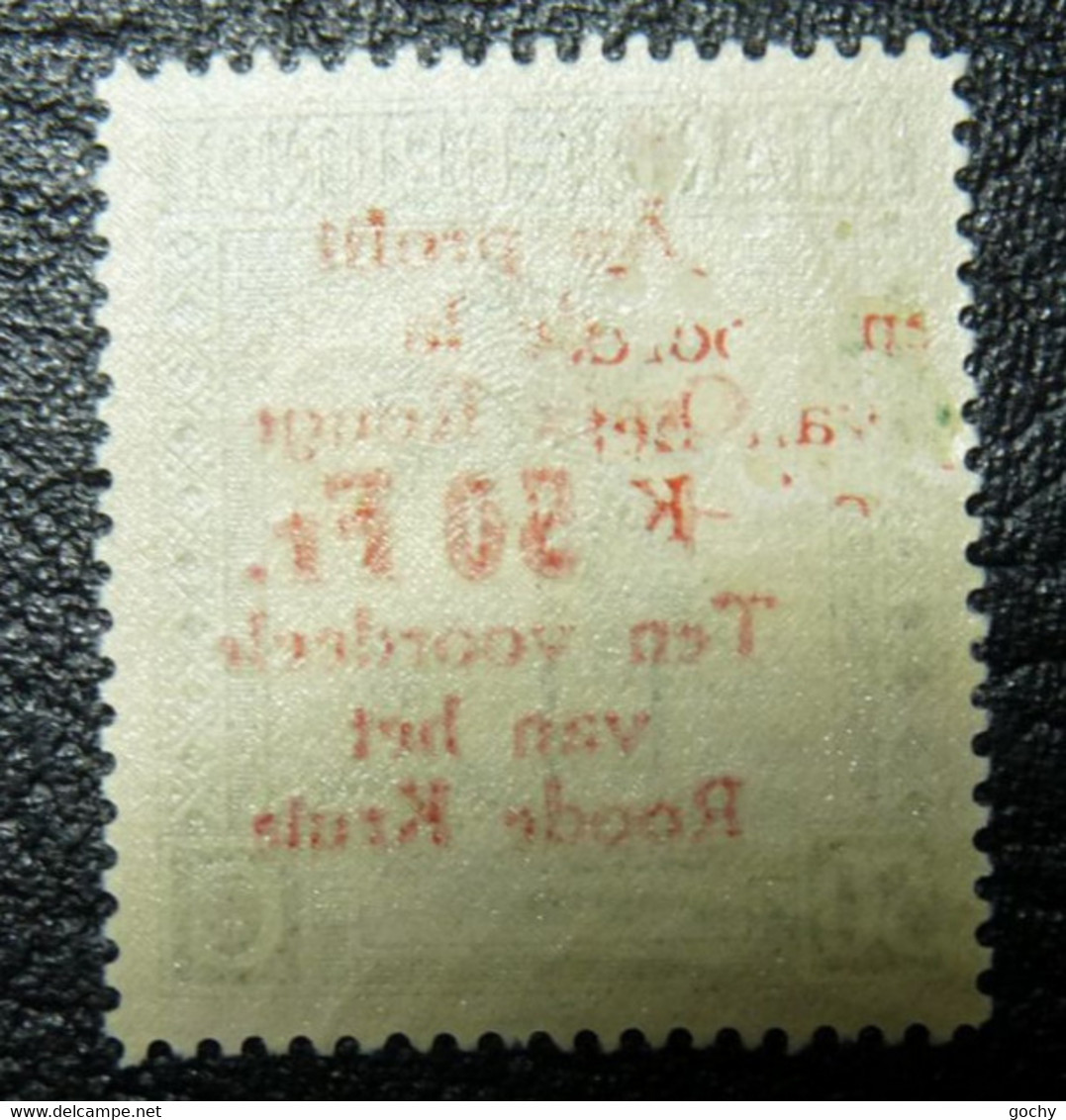 RUANDA - URUNDI:  1944  - N° 150  * -  CROIX - ROUGE        Curiosité Surcharge Recto / Verso - Neufs