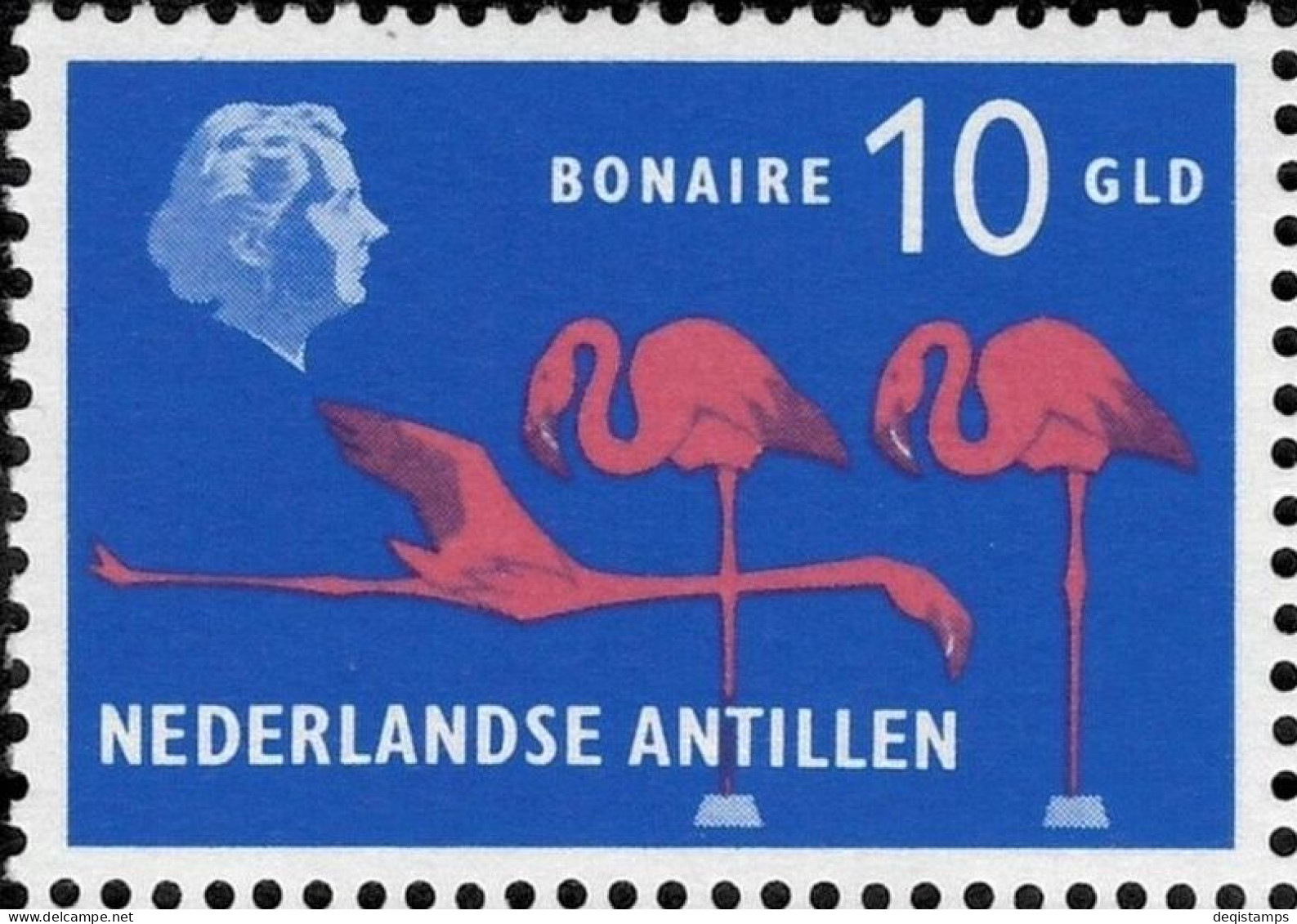 Netherlands Antilles 1973 10gld  Islands Of Antilles CV 12 Eur  MNH** - Curaçao, Nederlandse Antillen, Aruba