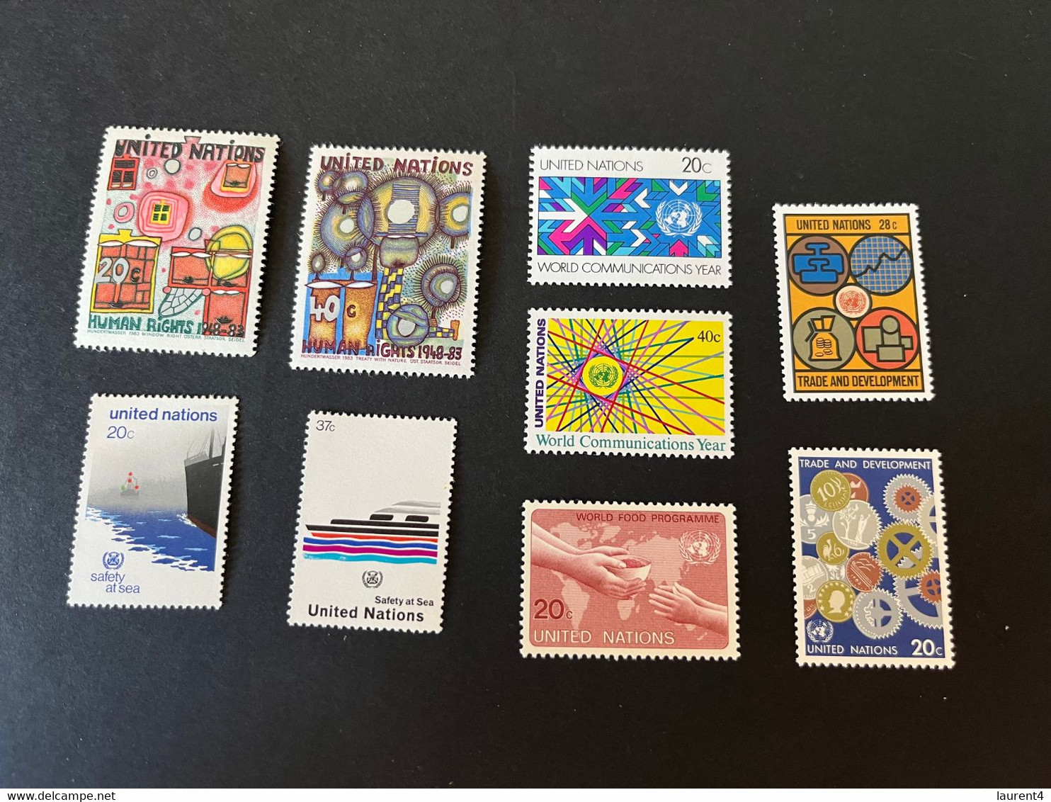 (stamp 6-10-2022)  Mint / Neuf - United Nations - Selection Of 9 Stamps - Sonstige & Ohne Zuordnung