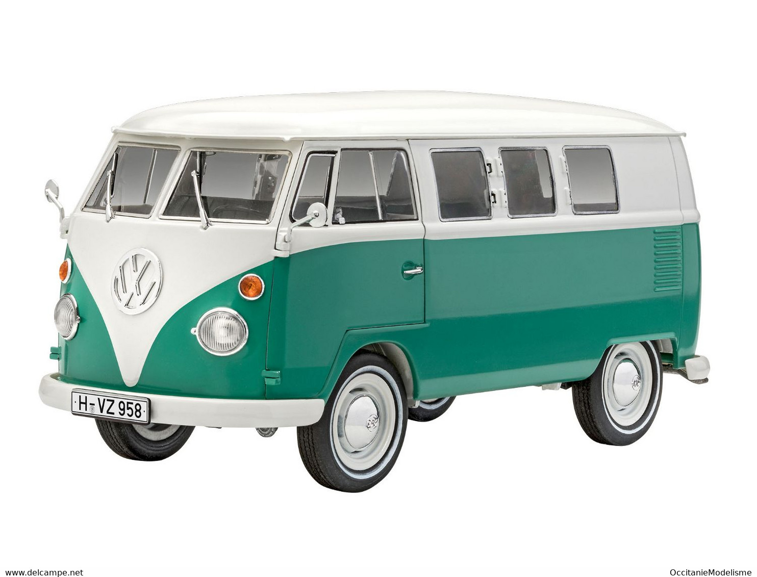 Revell - VW Volkswagen T1 BUS Combi Maquette Kit Plastique Réf. 07675 Neuf NBO 1/24 - Voitures