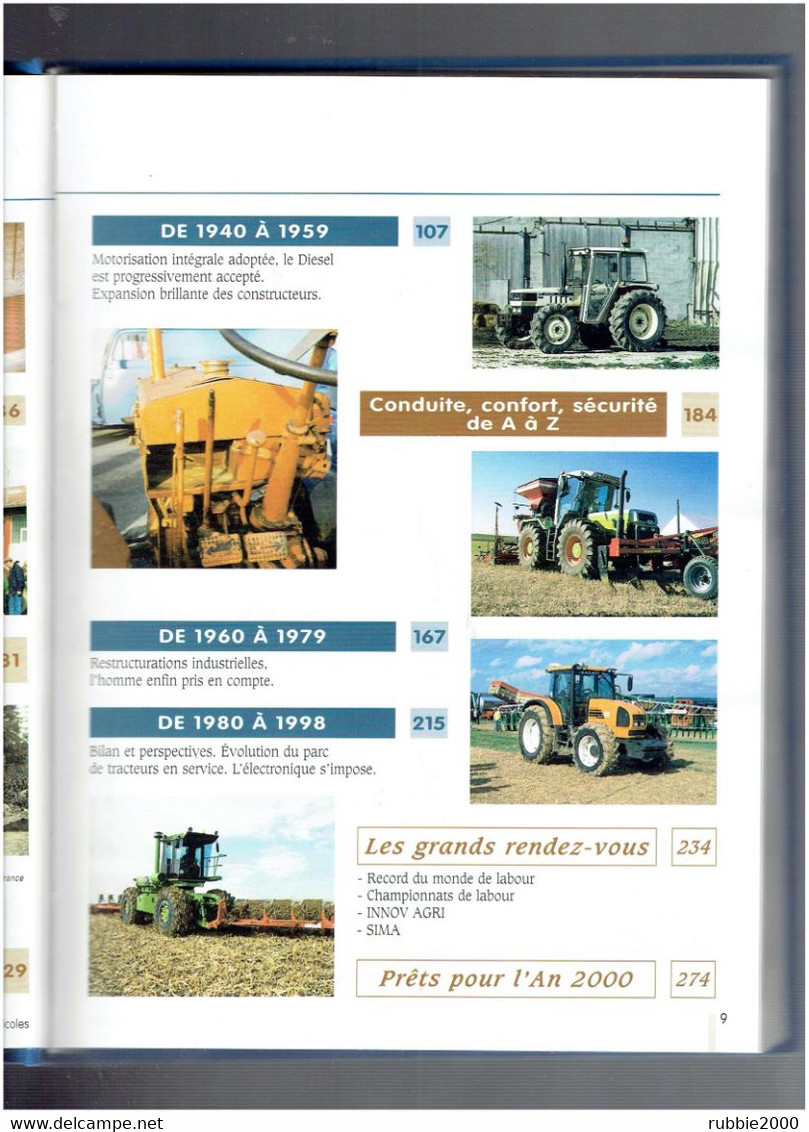 UN SIECLE DE TRACTEURS AGRICOLES DE LA VAPEUR A L ELECTRONIQUE 1998 PAR JEAN RENAUD EDITIONS FRANCE AGRICOLE TRACTEUR - Tracteurs