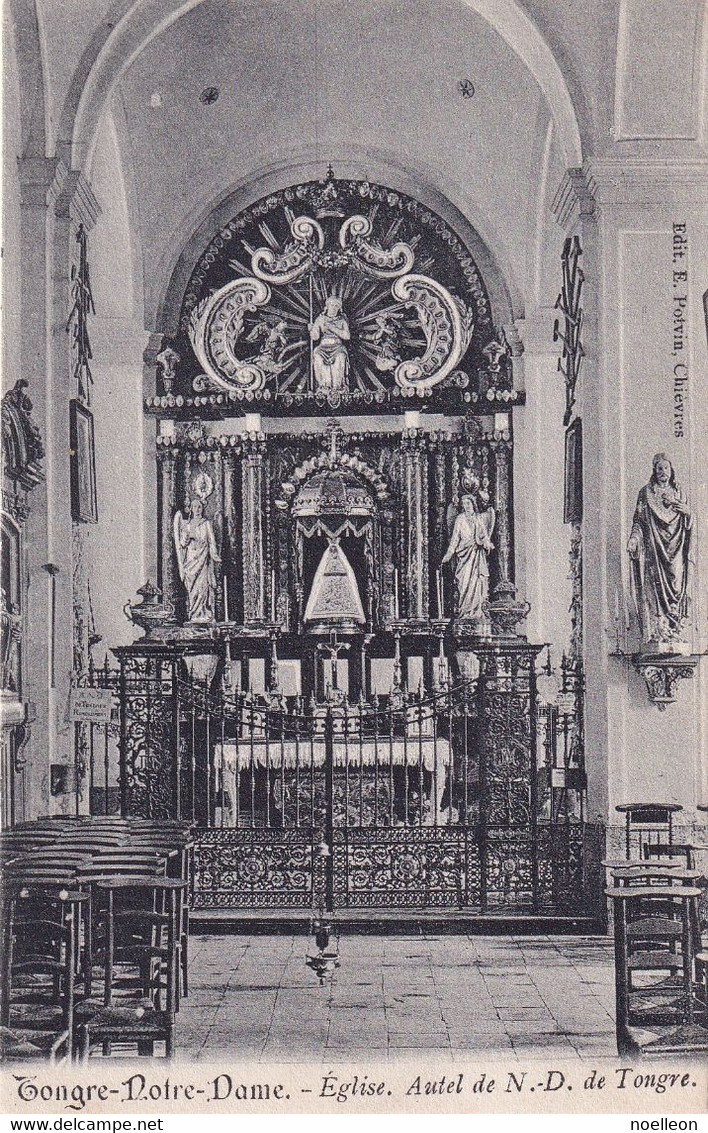 Tongre-notre-dame - Eglise. Autel De ND De Tongre - Chièvres