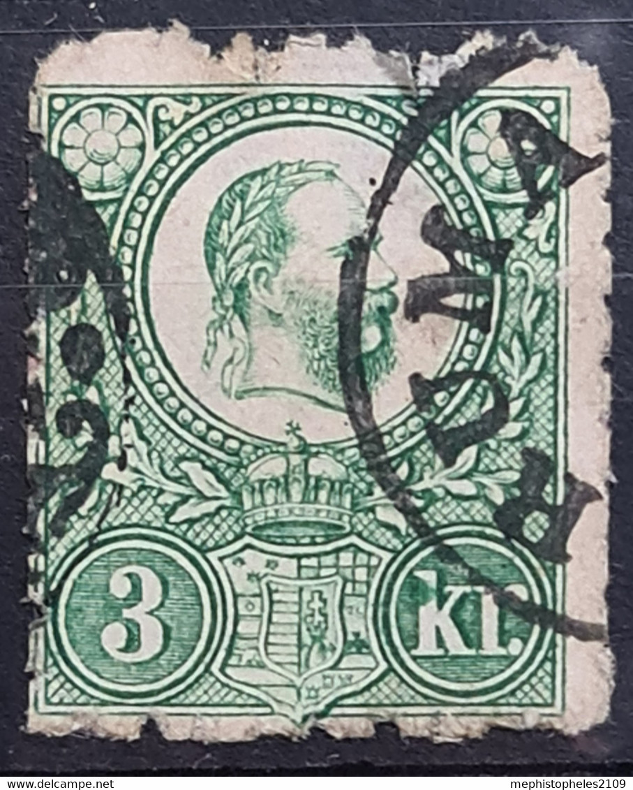 HUNGARY 1871-72 - Canceled - Sc# 8 - Oblitérés
