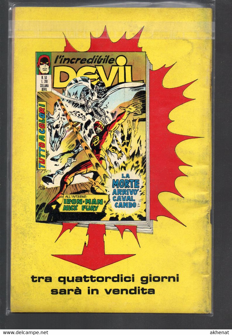 BIG - DEVIL (Corno 1972) N. 52  CODARDO. Usato. - Super Heroes