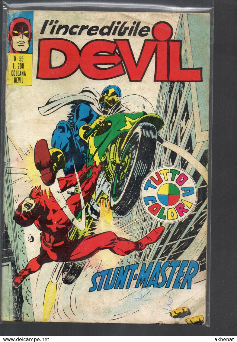 BIG - DEVIL (Corno 1972) N. 55  STUNT MASTER. Usato. - Super Heroes