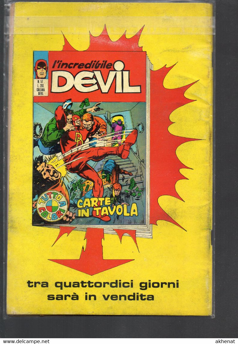 BIG - DEVIL (Corno 1972) N. 56 ATTENTI A TORPEDO. Usato. - Super Heroes