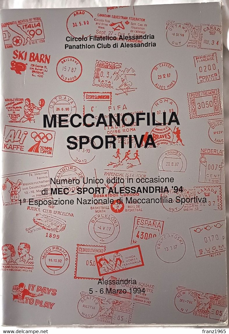 Meccanofilia Sportiva - 1a Esposizione Nazionale Di Meccanofilia Sportiva, 1994 - Mechanische Afstempelingen