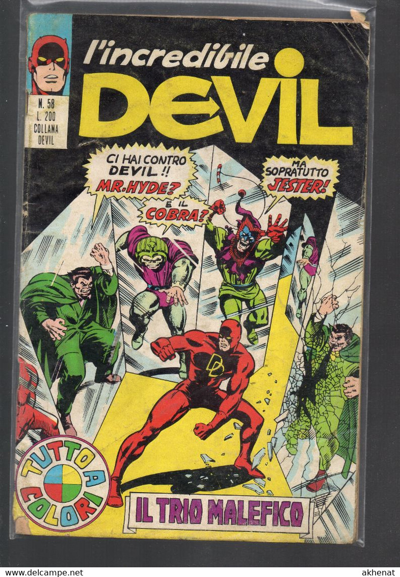 BIG - DEVIL (Corno 1972) N. 58 IL TRIO MALEFICO. Usato. - Super Heroes