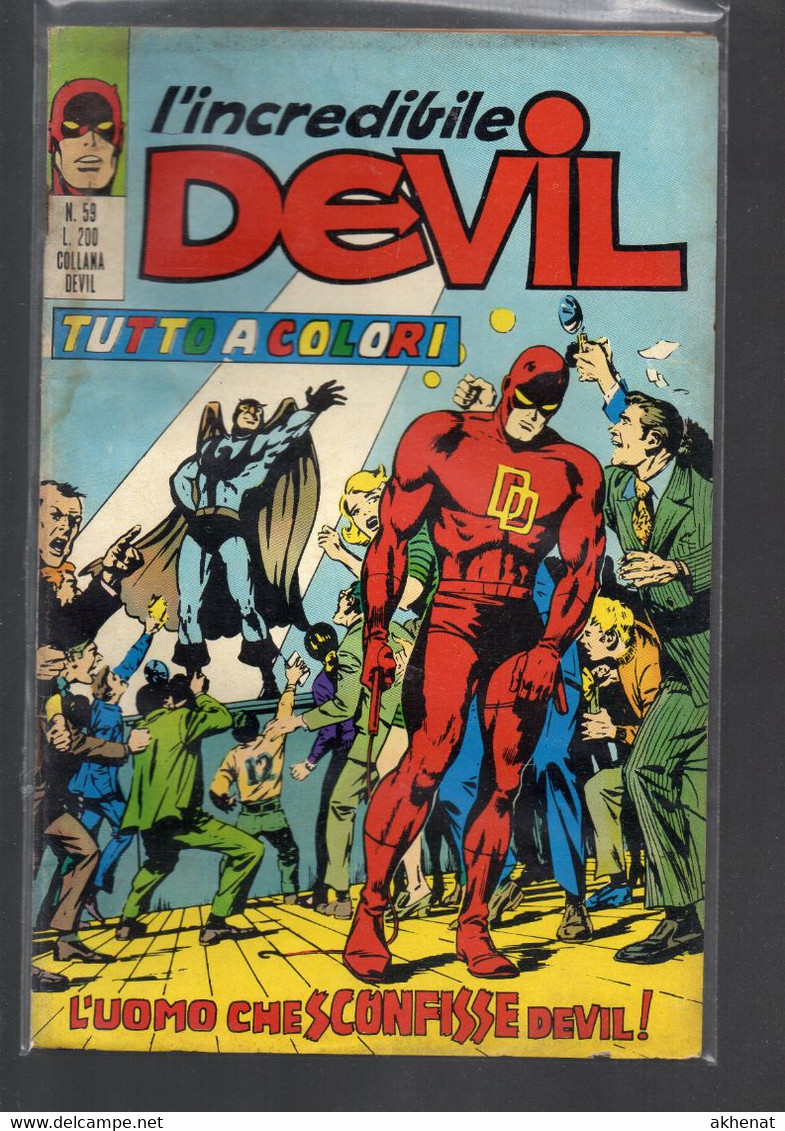 BIG - DEVIL (Corno 1972) N. 59 L'UOMO CHE.... Usato. - Super Heroes