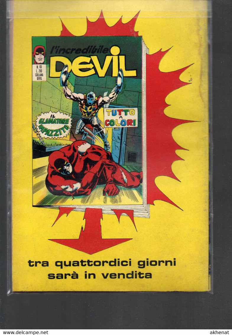 BIG - DEVIL (Corno 1972) N. 59 L'UOMO CHE.... Usato. - Super Heroes