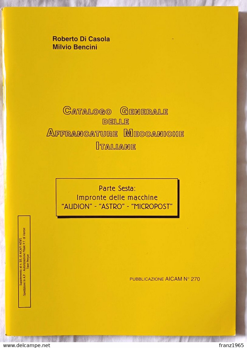 Catalogo Generale Delle Affrancature Meccaniche Italiane, Parte 6 - Matasellos Mecánicos