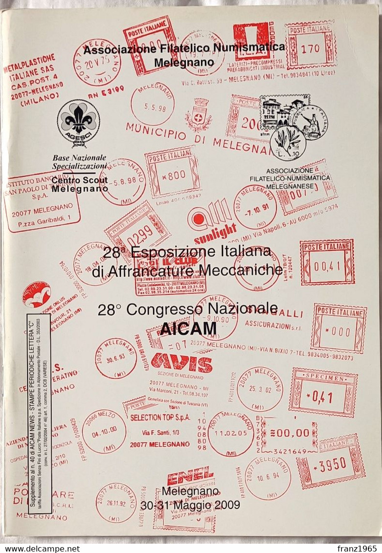 28a Mostra Italiana Di Affrancature Meccaniche - 28° Congresso AICAM, 2009 - Matasellos Mecánicos