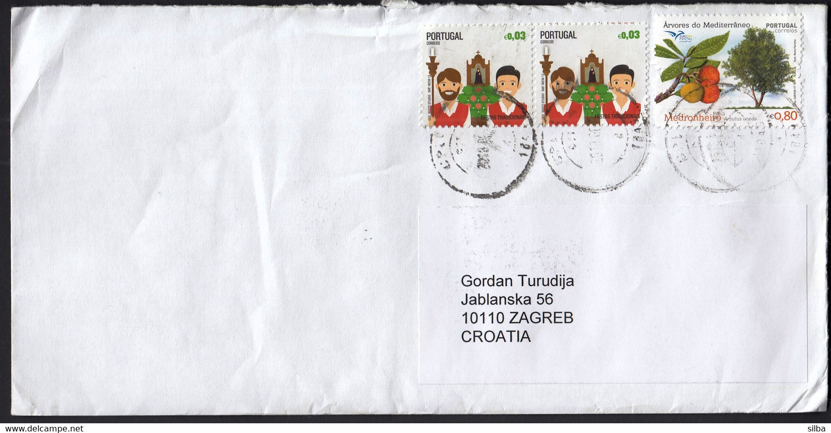 Portugal / Trad. Portug. Festivities  0.03 € 2013, EUROMED Trees In The Mediterranean Arbutus Unedo Strawberry Tree 2017 - Storia Postale