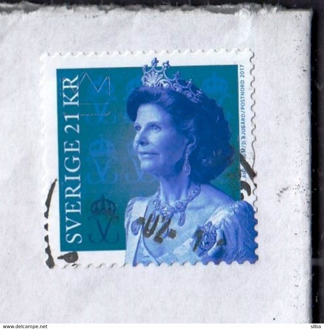 Sweden 2017 Queen Silvia 21 KR - Lettres & Documents