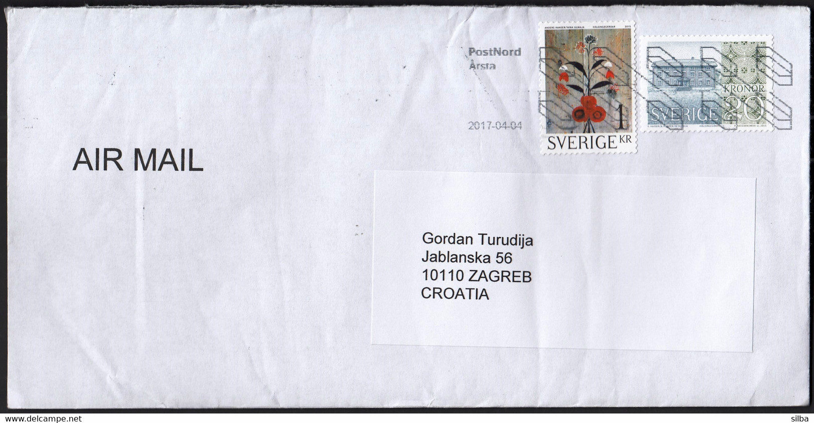 Sweden / 2015 Farmhouses Of Hälsingland 1 Kr, 20 Kr - Briefe U. Dokumente